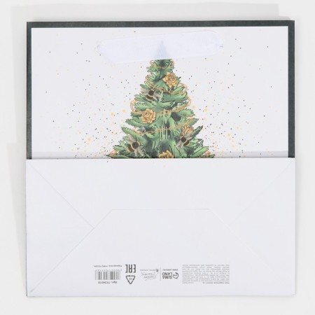 Laminated square “Gifts under the Christmas tree”, 22 x 22 x 11 cm, New Year-7