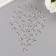Decor for creativity Metal "Stars" silver set 50 pcs 1x1 cm