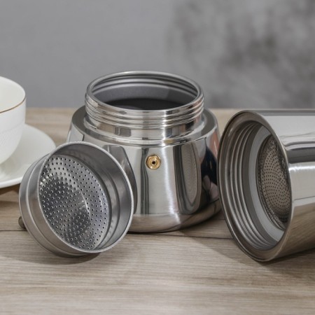 Coffee machine geyser Magistro Classic, 9 cups, 450 ml, stainless steel-7