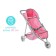 Stroller for dolls summer, three -wheel, metal frame, mix