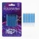 Candles for the cake Undigilated "on your birthday", blue, 10 pcs.
