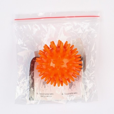 Massage ball Ø6 cm., Orange color, crumb I-10