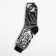 Male woolen socks "Tiger", gray color, size 27