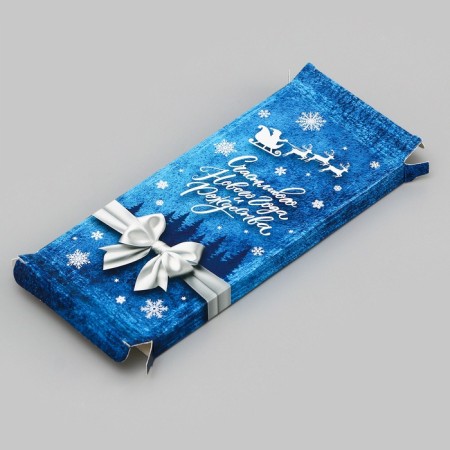 Gift box for tiles of chocolate without a window "Believe in miracles", 17.1 x 8 x 1.4 cm-3