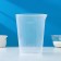 Measured glass of shade, 1 l, the color is transparent