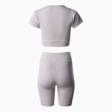 Women's costume minku (top, bicycles), light gray color, rr 46-9
