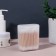 Organizer for storage, with a lid, 7.5 × 4 × 9 cm, white/translucent color