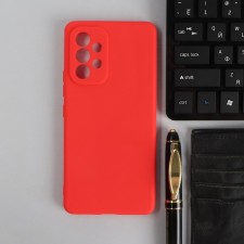 Pero cover, for Samsung A53, silicone, red