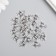Decor for creativity Metal "Spider" silver 1.8x1.3 cm