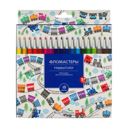 Fleeters 18 colors Happycolor, mix-8
