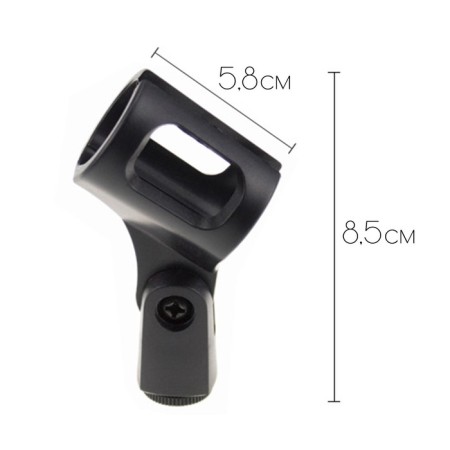 Holder for a microphone on a microphone rack Music Life 4.7 x 8.5 cm, D - 2.5 cm-2