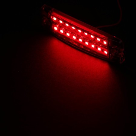 Gabarit lantern 18 diode LED, red, 12 - 24 V, 100 mm, 4372-1