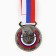 Thematic medal 193 "Swimming", silver, d = 5 cm
