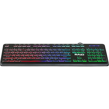 Keyboard Defender RAID GK-778DL, game, wired, membrane, subv, 104 cells, USB, black-3