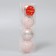 Set of balls plastic D-5.5 cm, 4 pcs "fireworks" pink