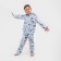 Pajama nursery from a flannel (shirt, trousers) KAFTAN "Dino", size 110-116, blue