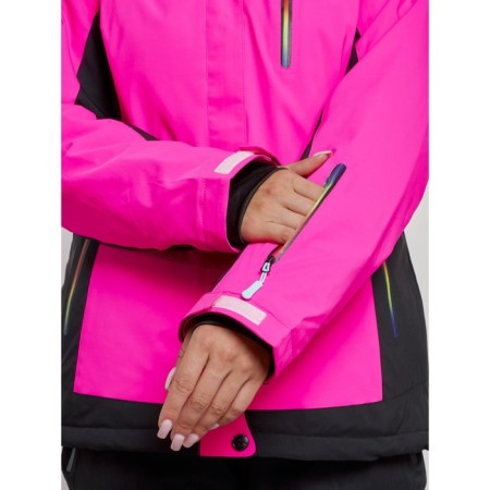Ski costume female winter, size 44, pink color-7
