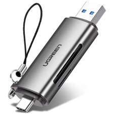 Cartridder Ugreen usb-C + usb-a 3.0 for TF/SD memory cards (50706)