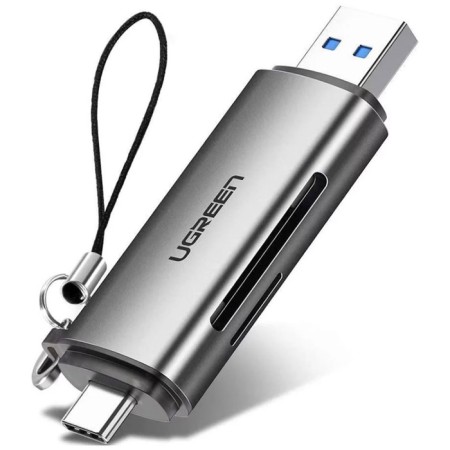Cartridder Ugreen usb-C + usb-a 3.0 for TF/SD memory cards (50706)