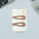 Invisibility for hair "Adeli" (set 2 pcs) matte classic, 5 cm, brown