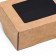 Removal container, black velvet, 10 x 8 x 4 cm, 350 ml
