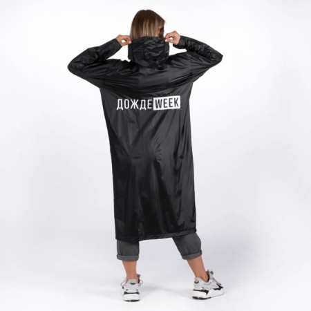 Rawning Rawnac an adult cloak "Rainweek", size 42-48, 60 x 110 cm, black color-7