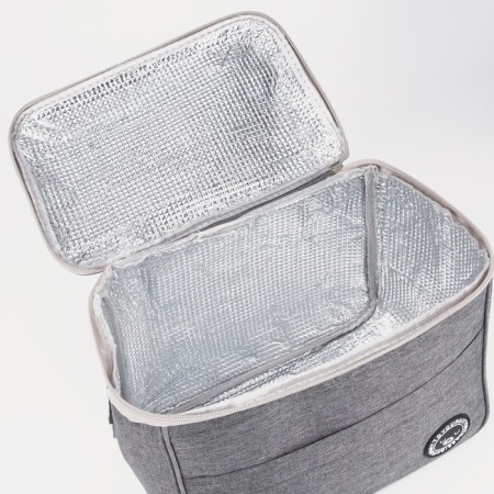 Thermal -mosa with a zipper 9 l, long belt, color gray color-2