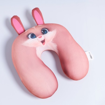 Children's pillow for traveling anti -stress "Bunny"-3