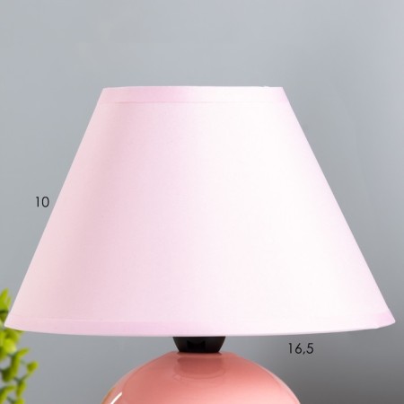 Table lamp "Apple", 25 cm, 220V, pink risalux-2