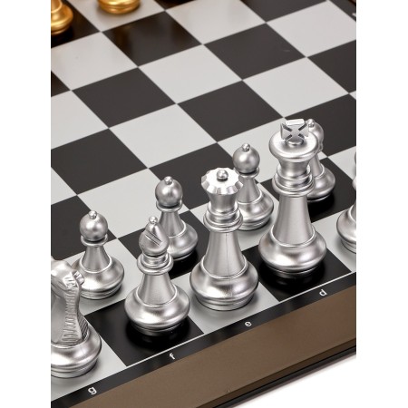 Magnetic chess 39 x 39 cm, King H-8 cm, Pig H-4.3 cm-4