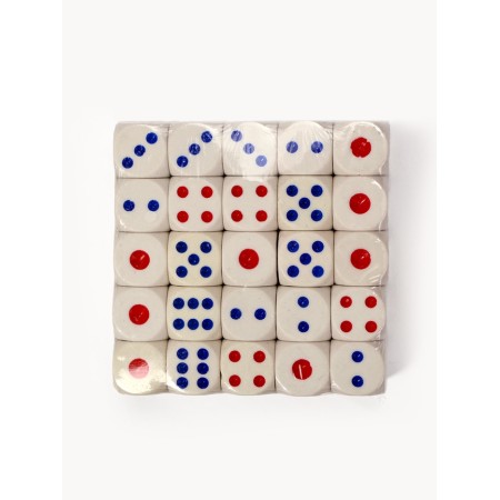 Кости игральные, 2 х 2 см, набор 50 шт-2