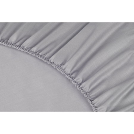 The sheet on the elastic band "Monopsece", size 90x200x23 cm, dark gray color-1