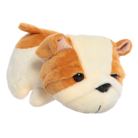 Soft toy "puppy", on a key fob, color mix-3