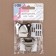 Bag -4.2 cm fastener, silver color