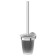 Holder with toilet ruff, matte glass, chrome, artwelle