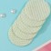 Green cotton pads 120 pcs in the p/e package