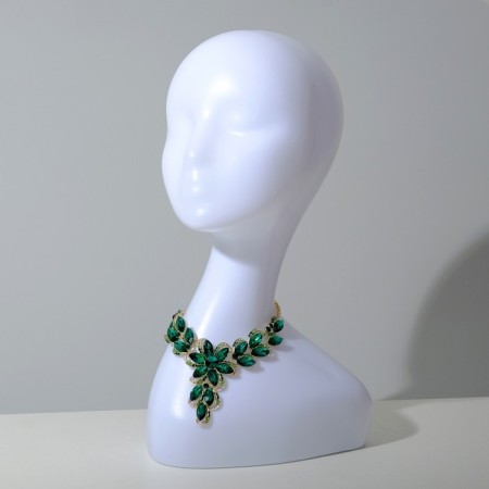 Bust for jewelry, turnover, 23 × 14 × 40, white color-1