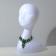 Bust for jewelry, turnover, 23 × 14 × 40, white color