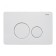 ABBER AC0121MW flushing button, for hidden installation systems, white, matte