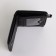 Women's wallet on the button, black color