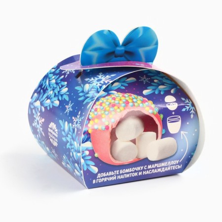 Chocolate bombing with marshmallow "Snake", 35 g-3