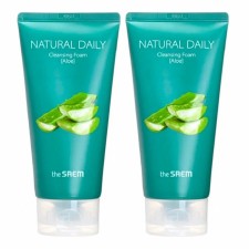 Set of foam Natural Daily Cleansing Foam Aloe Special Set 2
