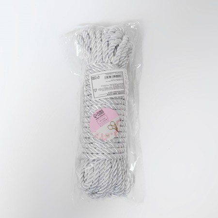 Cord twisted, d = 5 mm, 10 ± 1 m, silver color-3