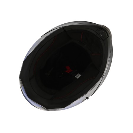 Modular helmet with two visors, size M (57-58), model-BLD-160E, black and blue-11