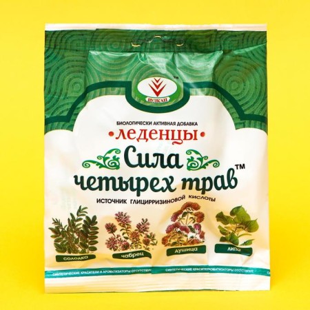 Lollows "Strength of four herbs", from coughing, 50 g