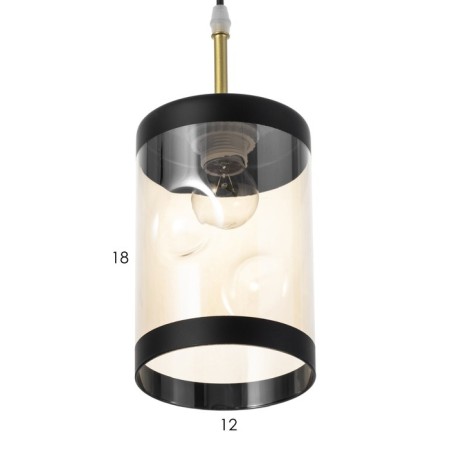 Lamp "Ellen" 1he27 40W gold 12x12x15-115 cm-4