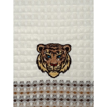 A set of wuffed napkins Diva Afrodita Ceylin "Tiger", size 35x50 cm, 3 pcs-5