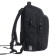 School backpack, 40 x 27 x 20 cm, Grizzly, ergonomic back, laptop department, black