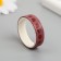 Adhesive tape paper "Summer with strawberries" Width 1 cm winding 2 m set 5 pcs
