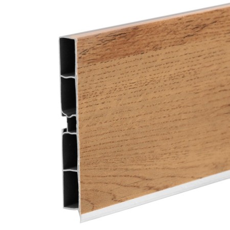 PVC base, 4000x100 mm, oak woth-1